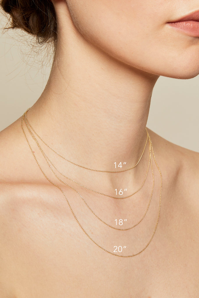 Petite Single Alphabet Necklace