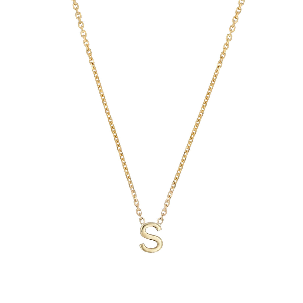 Petite Single Alphabet Necklace